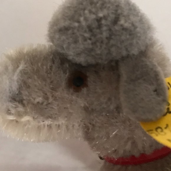 ~VTG~ Steiff Gray "Snobby" Poodle - Picture 7 of 11
